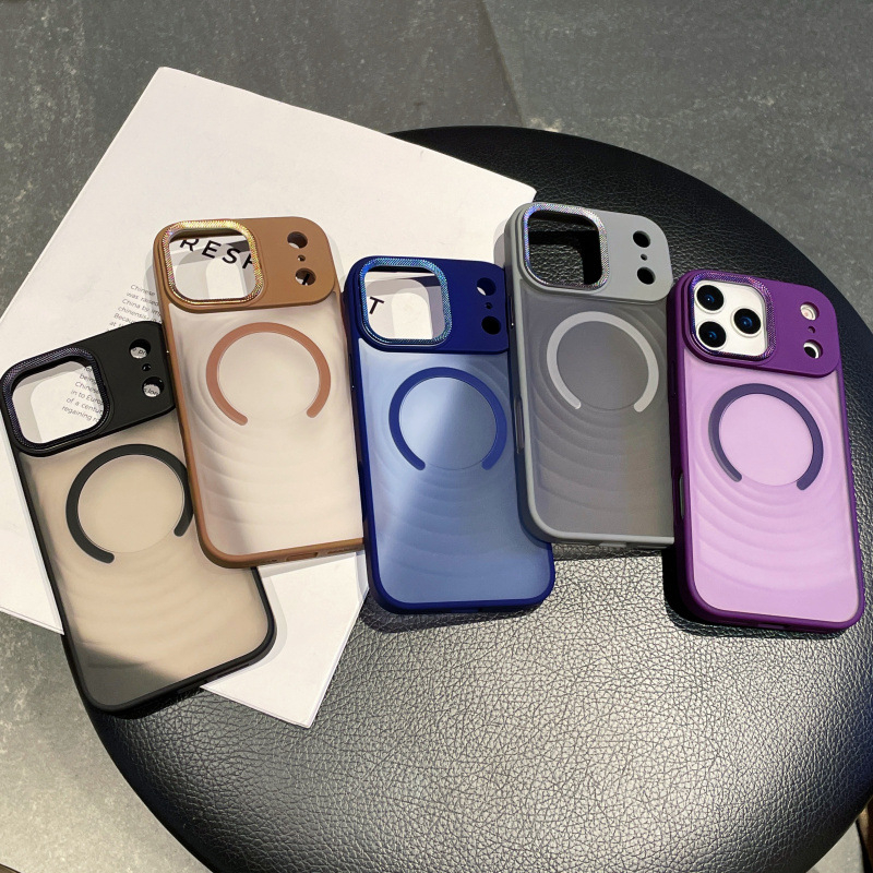 Ochranný kryt pre Apple iPhone 16 Pro Max – magnetický, proti pádu, protišmykový, minimalistický matný akryl