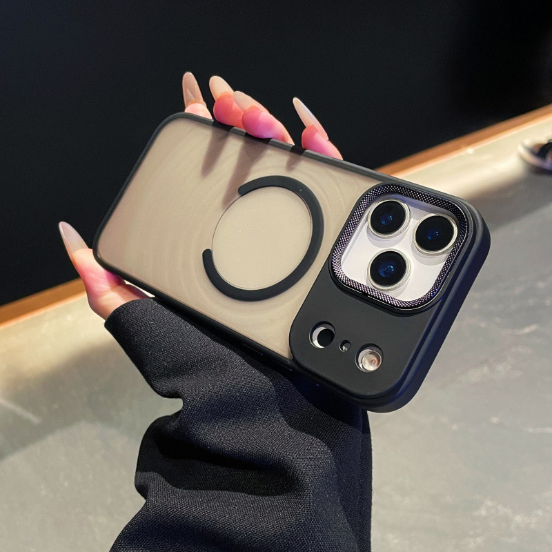 Ochranný kryt pre Apple iPhone 16 Pro Max – magnetický, proti pádu, protišmykový, minimalistický matný akryl