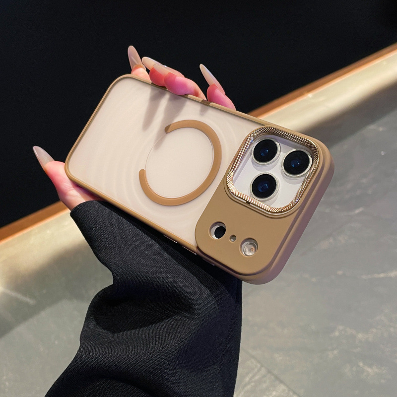 Ochranný kryt pre Apple iPhone 16 Pro Max – magnetický, proti pádu, protišmykový, minimalistický matný akryl