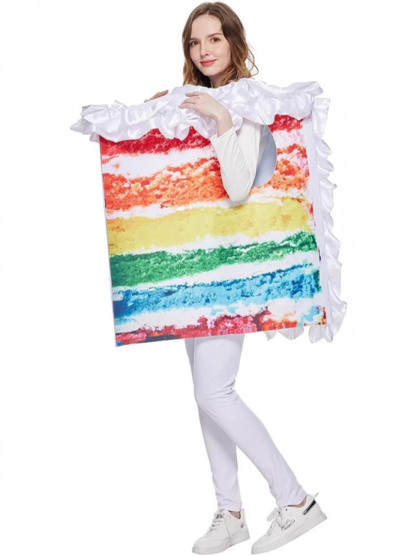 Cosplay kostim kremasto slojevite torte za žene — poliester tkanina, 90–95% poliester, proljeće 2025 izdanje, za igru animacije (18–24 godina)