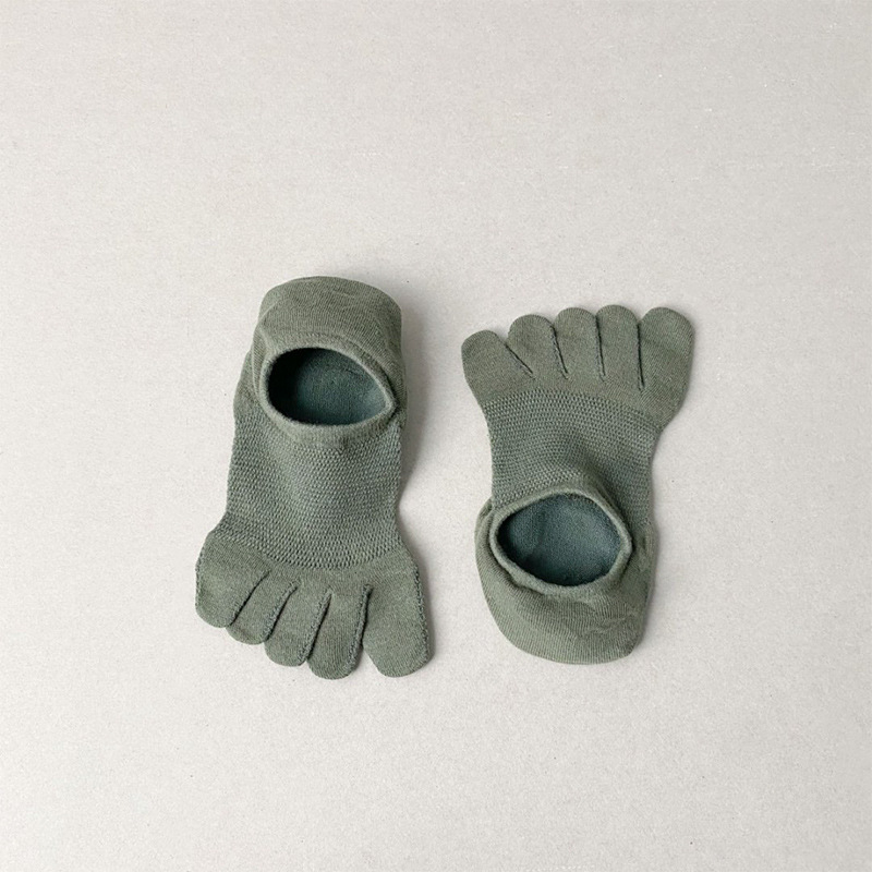 Petprstne pamučne čarape, ultra tanke, brzo suše, prozračne, nevidljive