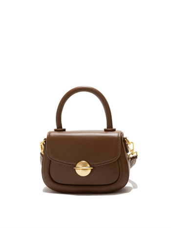 PU ženska torbica preko ramena s poklopcem, horizontalni kvadratni oblik, gradski minimalistički stil, unutarnji džep sa zatvaračem