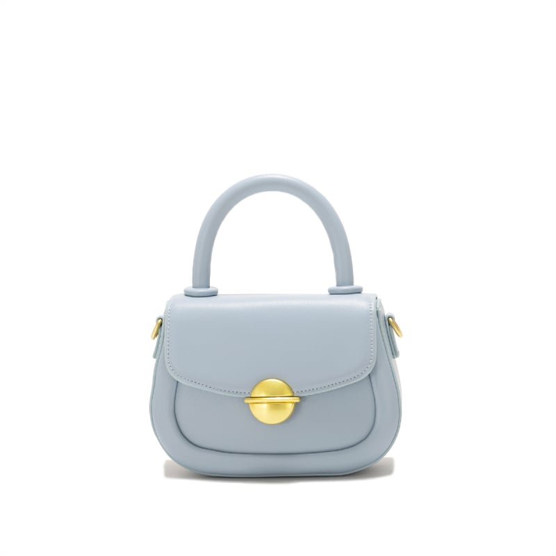 PU ženska torbica preko ramena s poklopcem, horizontalni kvadratni oblik, gradski minimalistički stil, unutarnji džep sa zatvaračem