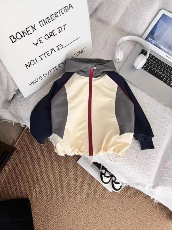 Dječji dvodijelni set jakne i hlača, unisex, Lyocell tkanina, za djecu od 3 do 8 godina, proljeće i jesen