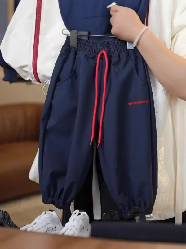 Dječji dvodijelni set jakne i hlača, unisex, Lyocell tkanina, za djecu od 3 do 8 godina, proljeće i jesen