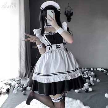 Xian Yi Lolita haljina sobarice za Halloween cosplay - scenski kostim, 100% poliester, Žene 18–24