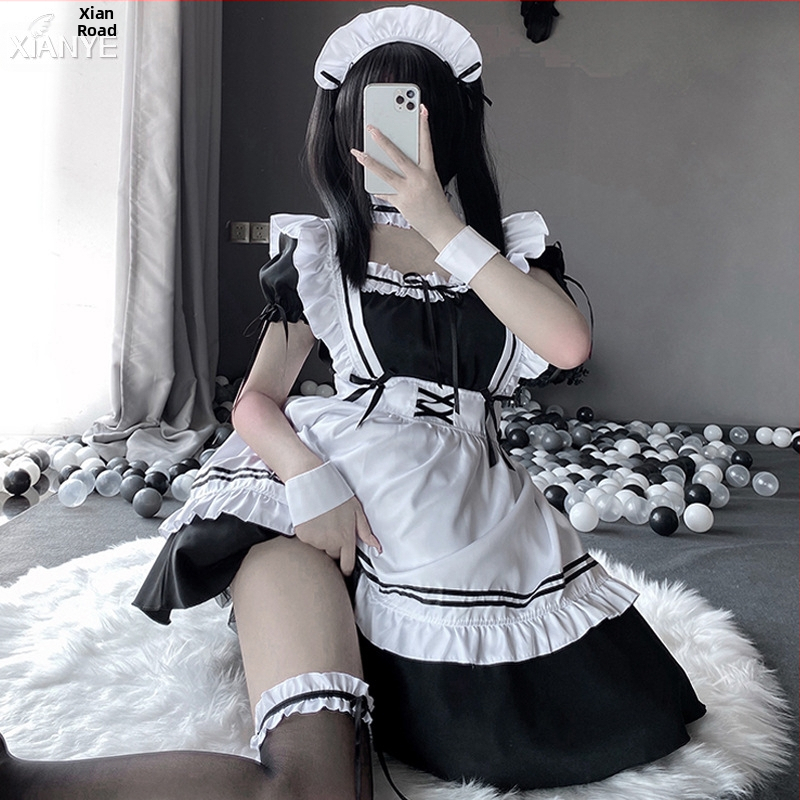 Xian Yi Lolita haljina sobarice za Halloween cosplay - scenski kostim, 100% poliester, Žene 18–24