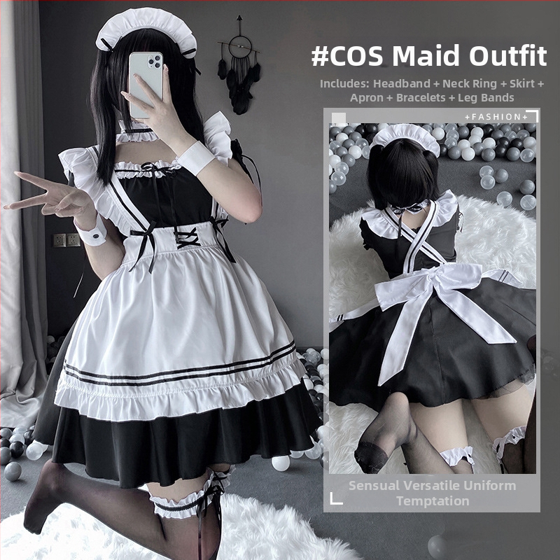 Xian Yi Lolita haljina sobarice za Halloween cosplay - scenski kostim, 100% poliester, Žene 18–24