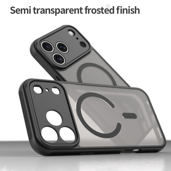 Kućište za telefon 2-u-1 s mat završnom obradom, magnetska zaštita od pada (PC + TPU) za iPhone 12–17 Pro/Pro Max