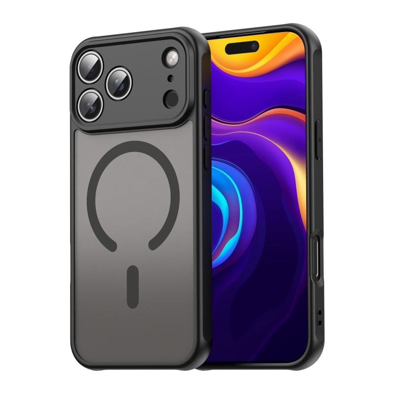 Kućište za telefon 2-u-1 s mat završnom obradom, magnetska zaštita od pada (PC + TPU) za iPhone 12–17 Pro/Pro Max