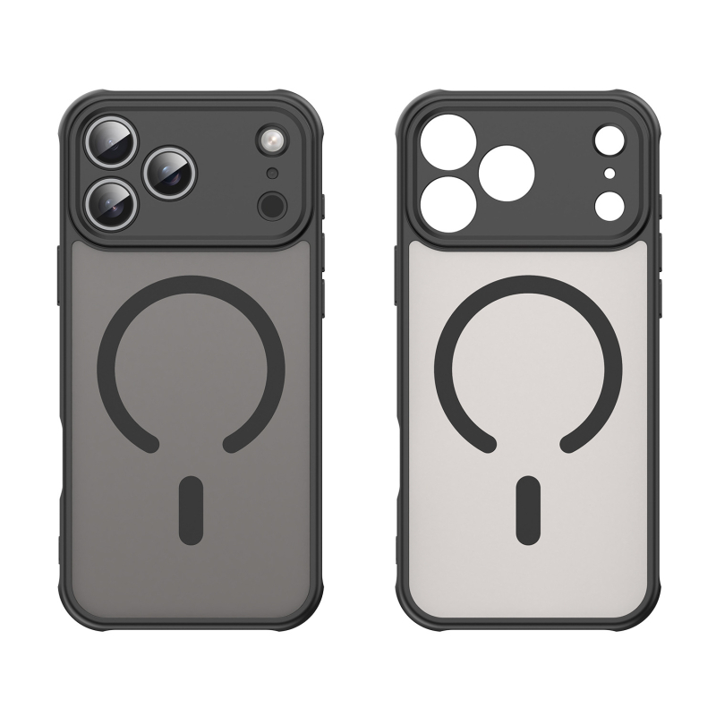 Kućište za telefon 2-u-1 s mat završnom obradom, magnetska zaštita od pada (PC + TPU) za iPhone 12–17 Pro/Pro Max