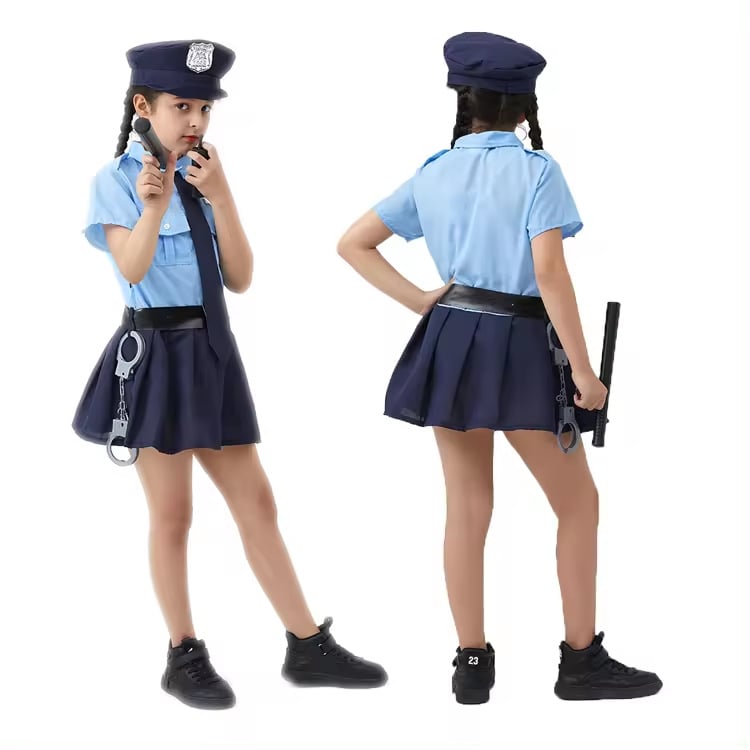Cosplay kostim djevojčice u stilu školske uniforme za kazališne nastupe, poliesterska tkanina, šifra proizvoda 222, proljeće 2022, za uzrast do 17 godina, s naljepnicom na ovratniku