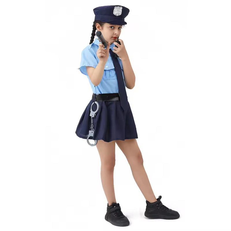 Cosplay kostim djevojčice u stilu školske uniforme za kazališne nastupe, poliesterska tkanina, šifra proizvoda 222, proljeće 2022, za uzrast do 17 godina, s naljepnicom na ovratniku
