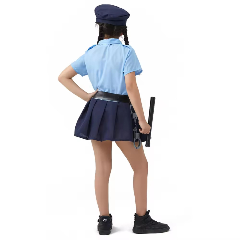 Cosplay kostim djevojčice u stilu školske uniforme za kazališne nastupe, poliesterska tkanina, šifra proizvoda 222, proljeće 2022, za uzrast do 17 godina, s naljepnicom na ovratniku