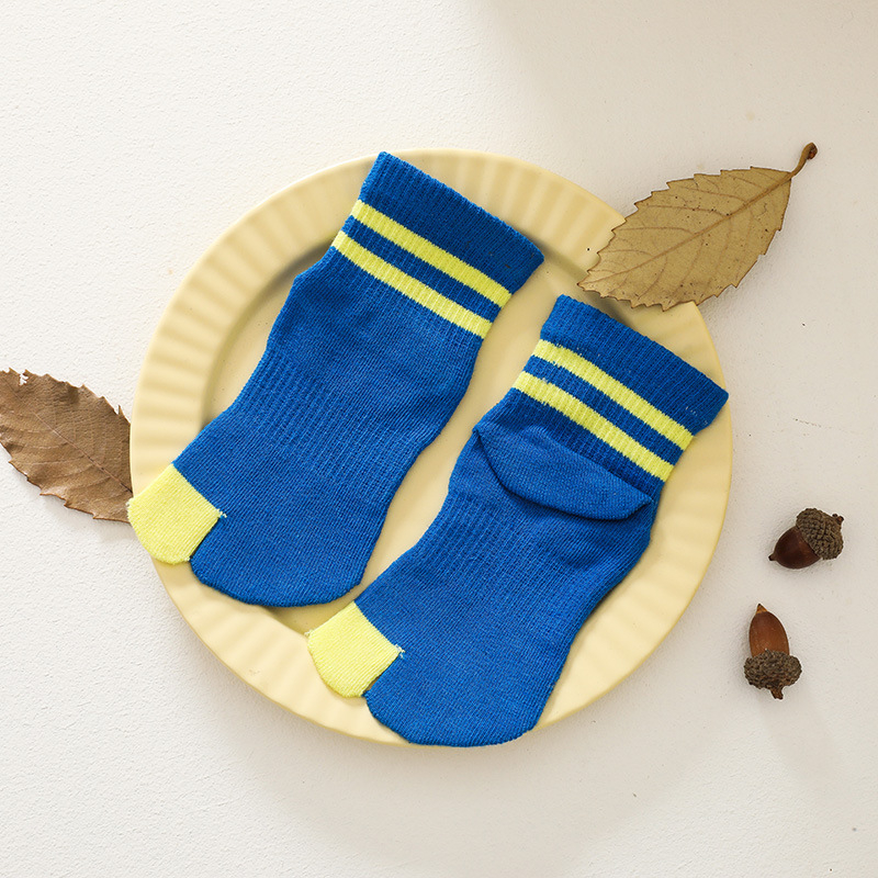 Παιδικές κάλτσες με διαχωρισμένο δάχτυλο, χωρίς ραφές, από 80% βαμβάκι, για αθλητισμό και χαλάρωση, ηλικίες 7–12 ετών