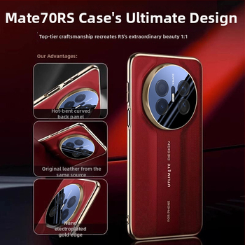 Huawei Mate70Air zadný kryt – imitácia kože, elektroplátovanie, protišmykové, proti pádu, zlepšuje vzhľad