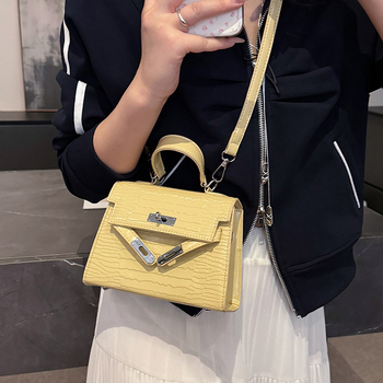 PU torba preko tijela s kamenim uzorkom, horizontalni kvadratni oblik, magnetno zatvaranje, unutarnje pretince za telefon i ID s laminiranim džepom na zip