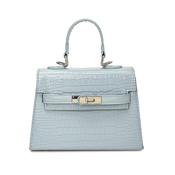 PU torba preko tijela s kamenim uzorkom, horizontalni kvadratni oblik, magnetno zatvaranje, unutarnje pretince za telefon i ID s laminiranim džepom na zip