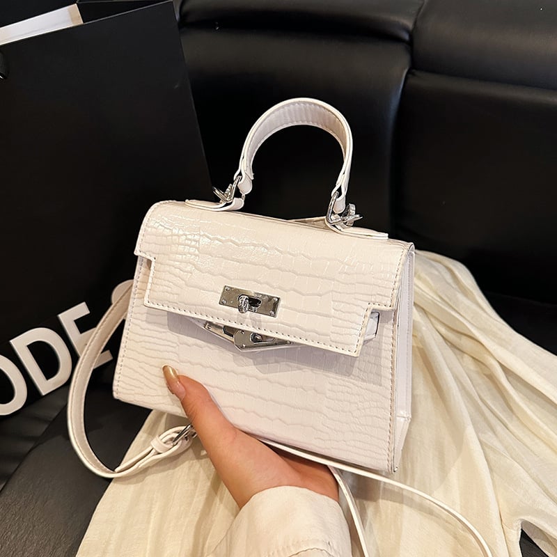 PU torba preko tijela s kamenim uzorkom, horizontalni kvadratni oblik, magnetno zatvaranje, unutarnje pretince za telefon i ID s laminiranim džepom na zip