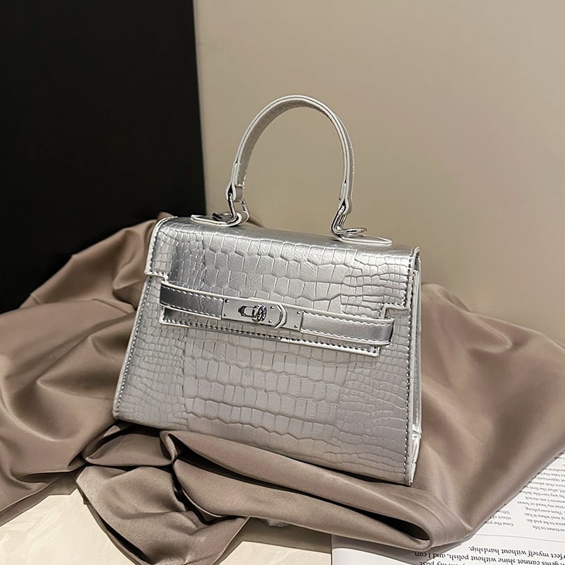 PU torba preko tijela s kamenim uzorkom, horizontalni kvadratni oblik, magnetno zatvaranje, unutarnje pretince za telefon i ID s laminiranim džepom na zip