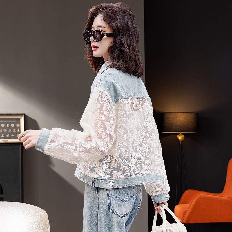 Дамско яке от полиестер със свободна кройка, лантерни ръкави и поло яка, дължина 50–65 см (80–90% полиестер)