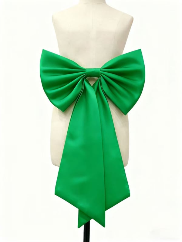 Пояс за талия аксесоар с голяма сатенена панделка | Тъкан плат | Стил: сладък | Марка yxph | Артикул 0006 | Пролет 2026