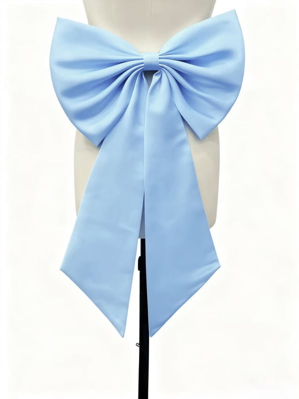 Пояс за талия аксесоар с голяма сатенена панделка | Тъкан плат | Стил: сладък | Марка yxph | Артикул 0006 | Пролет 2026