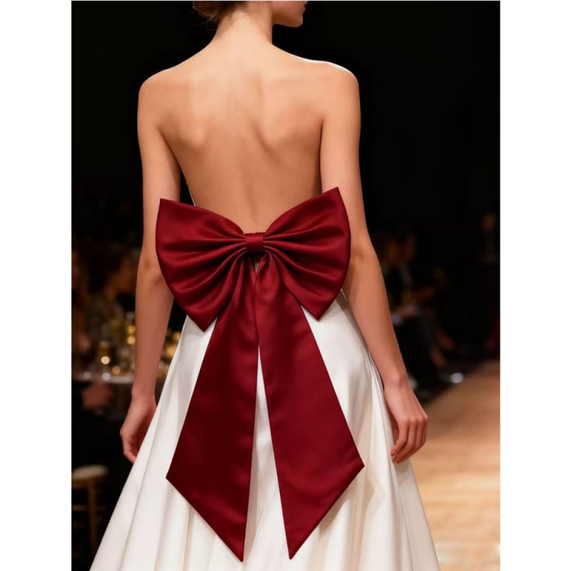 Пояс за талия аксесоар с голяма сатенена панделка | Тъкан плат | Стил: сладък | Марка yxph | Артикул 0006 | Пролет 2026