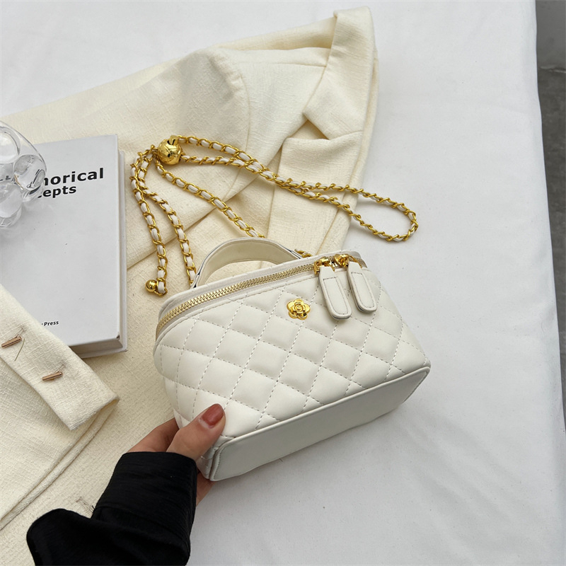 Harmanth PU crossbody torba, horizontalni kvadratni oblik, zatvarač, poliester podstava, s jednom naramenicom