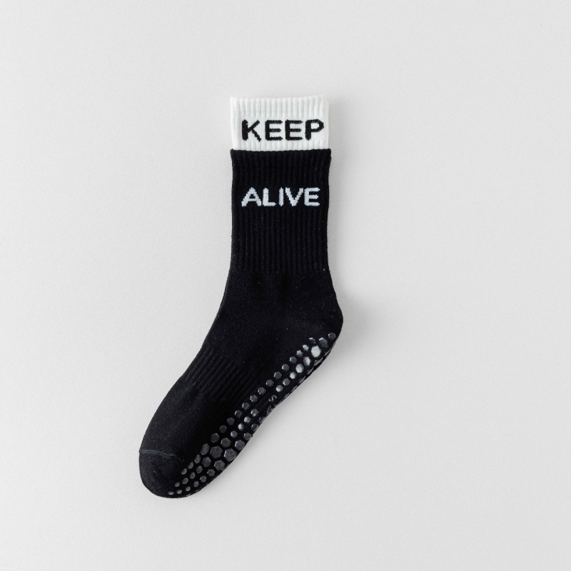 Ženske joga čarape, srednje dužine, pamuk mješavina, protuklizne, protiv mirisa, protiv trenja (unutarnji trening)