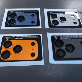 Закалено стъкло за леща за iPhone 17 Pro Max — броня от метална текстура, интегриран защитен филм, удароустойчиво и устойчиво на падане