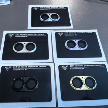 Закалено стъкло за леща за iPhone 17 Pro Max — броня от метална текстура, интегриран защитен филм, удароустойчиво и устойчиво на падане