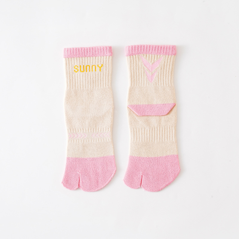 Детски памучни чорапи с разделени пръсти, 80–90% памук, абсорбиращи пот, средно високи, за деца 7–12 години