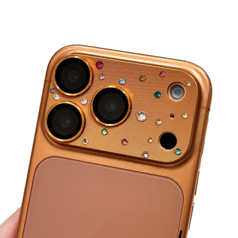 Филм за обектива на iPhone 17 Pro Max – алуминиев сплав, матиран, HD, анти надраскване, анти отпечатъци