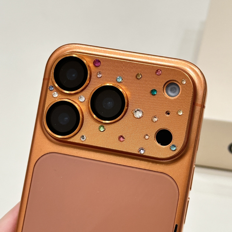 Филм за обектива на iPhone 17 Pro Max – алуминиев сплав, матиран, HD, анти надраскване, анти отпечатъци