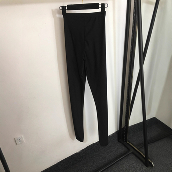 Colanți din bumbac cu talie înaltă, fini și elastici, 90–95% bumbac