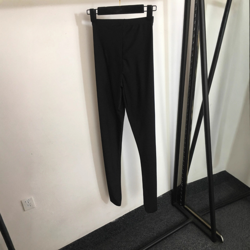 Colanți din bumbac cu talie înaltă, fini și elastici, 90–95% bumbac