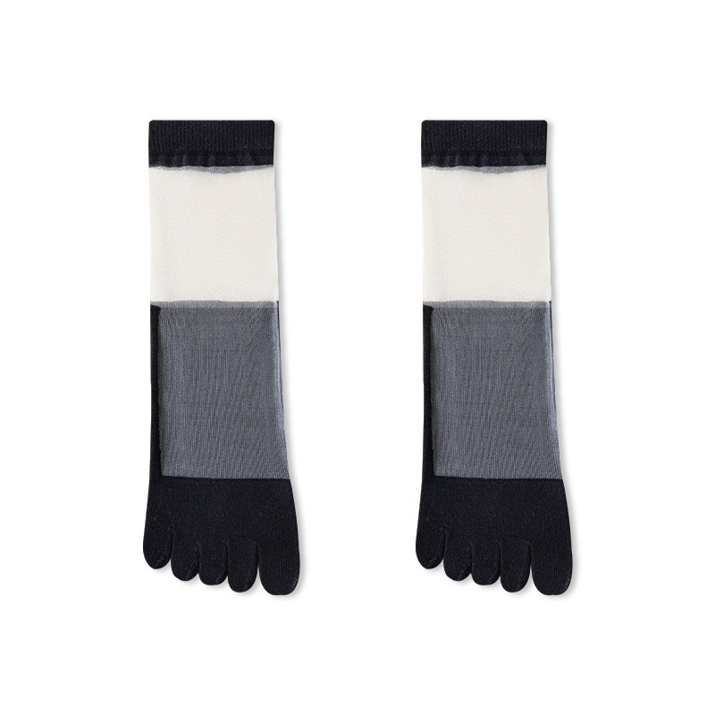 Ženske čarape s odvojenim prstima od pamuka, ljeto, upijaju znoj, 70–80% pamuka