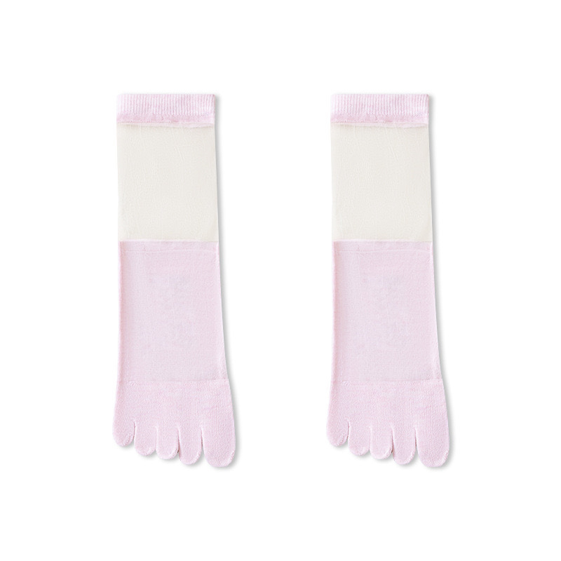 Ženske čarape s odvojenim prstima od pamuka, ljeto, upijaju znoj, 70–80% pamuka