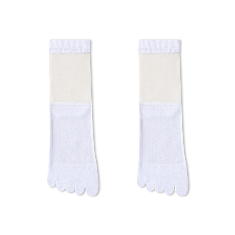 Ženske čarape s odvojenim prstima od pamuka, ljeto, upijaju znoj, 70–80% pamuka