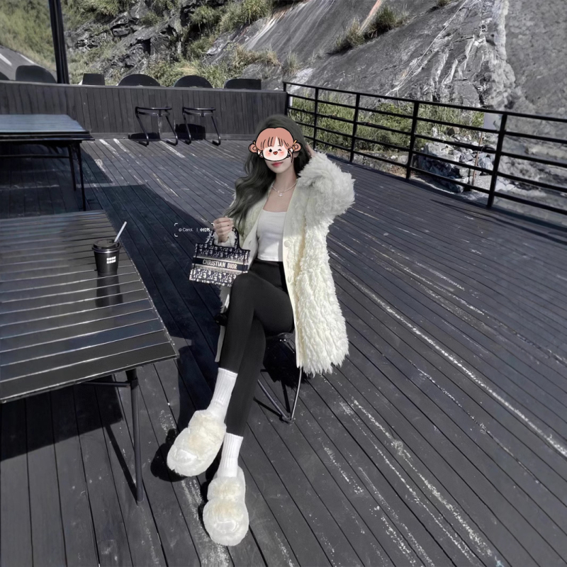 All-in-One termalne hlače s visokim strukom, najlon-spandex 70-80% najlon, <30% spandex, debele, duljina devet bodova, jesen 2023