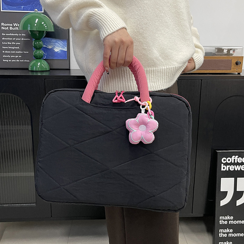 Geantă Ocean pentru laptop, din nylon, ultra-ușoară, cu căptușeală pluș — unisex, geantă pentru documente