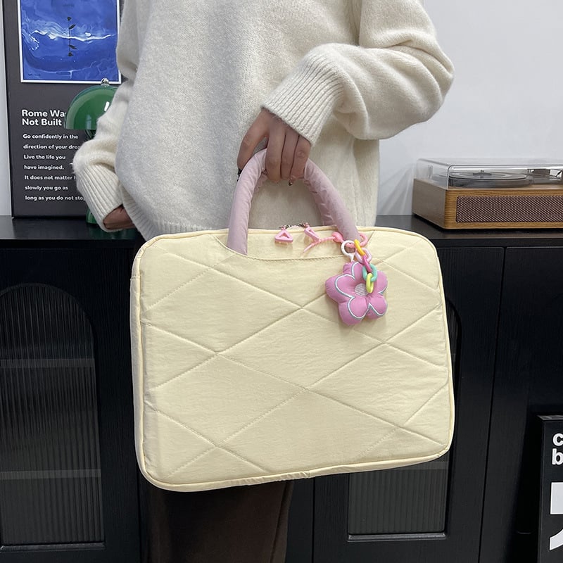 Geantă Ocean pentru laptop, din nylon, ultra-ușoară, cu căptușeală pluș — unisex, geantă pentru documente