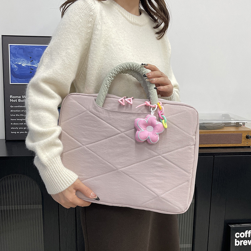 Geantă Ocean pentru laptop, din nylon, ultra-ușoară, cu căptușeală pluș — unisex, geantă pentru documente