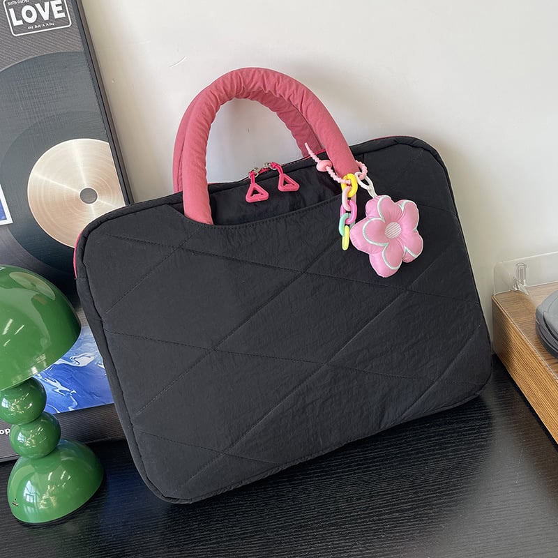 Geantă Ocean pentru laptop, din nylon, ultra-ușoară, cu căptușeală pluș — unisex, geantă pentru documente