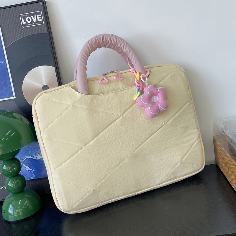 Geantă Ocean pentru laptop, din nylon, ultra-ușoară, cu căptușeală pluș — unisex, geantă pentru documente