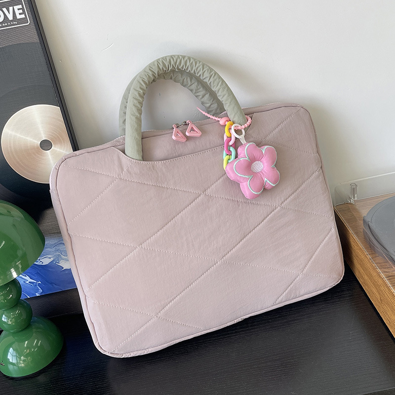 Geantă Ocean pentru laptop, din nylon, ultra-ușoară, cu căptușeală pluș — unisex, geantă pentru documente