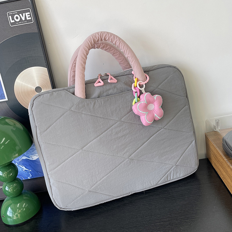 Geantă Ocean pentru laptop, din nylon, ultra-ușoară, cu căptușeală pluș — unisex, geantă pentru documente