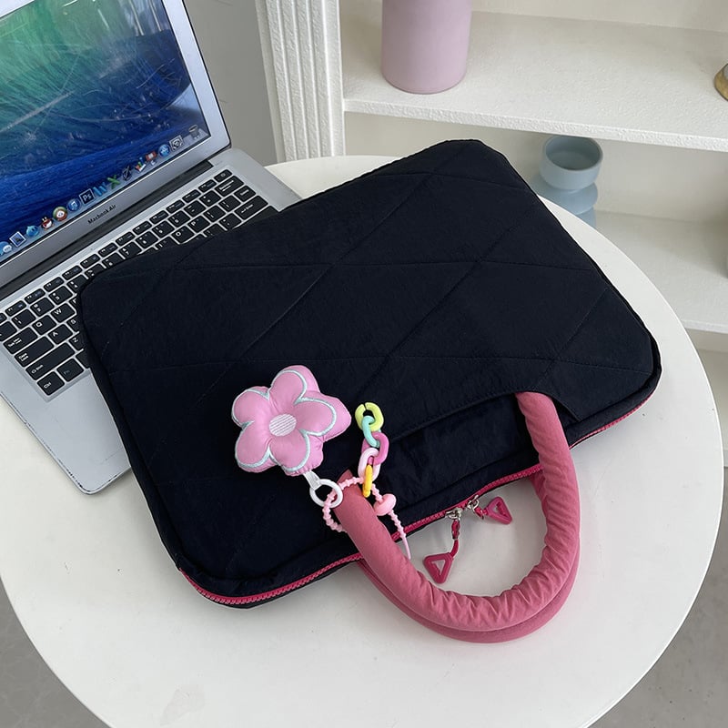 Geantă Ocean pentru laptop, din nylon, ultra-ușoară, cu căptușeală pluș — unisex, geantă pentru documente