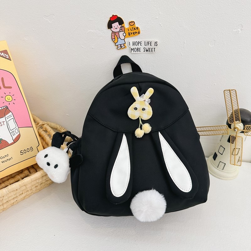 Dječji ruksak s motivom zeca – ultra lagan, sklopiv za pohranu, najlon materijal, podstava od poliestera, naramenice s zračnim jastukom